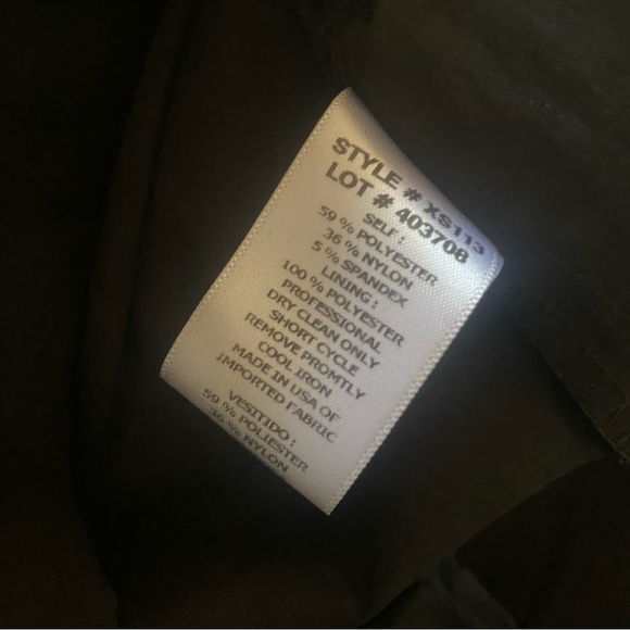 XSCAPE by Joanna Chen Black Ruffle Ruched Bodycon Dress - Picture 11 of 14